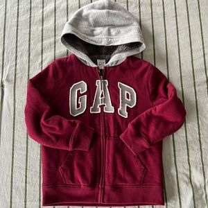 Gap Kids Sherpa Lined Hooded Jacket size Small (6-7)